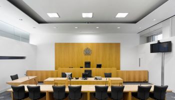 Courtroom in Civil Justice Centre