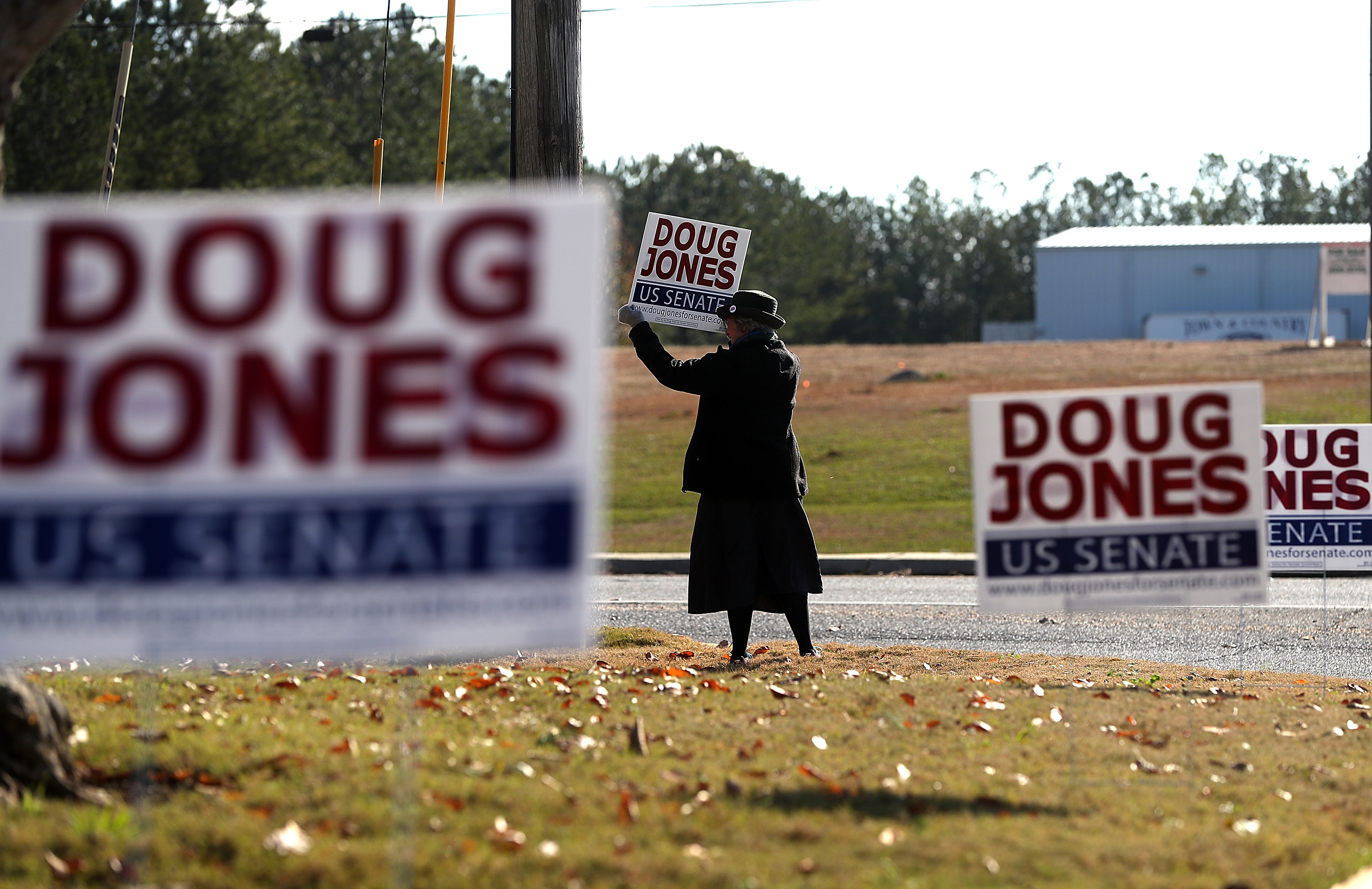 Democratic Senate Candidate Doug Jones Votes In Alabama Special Election