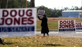 Democratic Senate Candidate Doug Jones Votes In Alabama Special Election