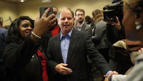 Democratic Senate Candidate Doug Jones Holds Campaign With Sen. Cory Booker At Alabama State University