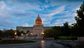 Kentucky Capitol After Rain