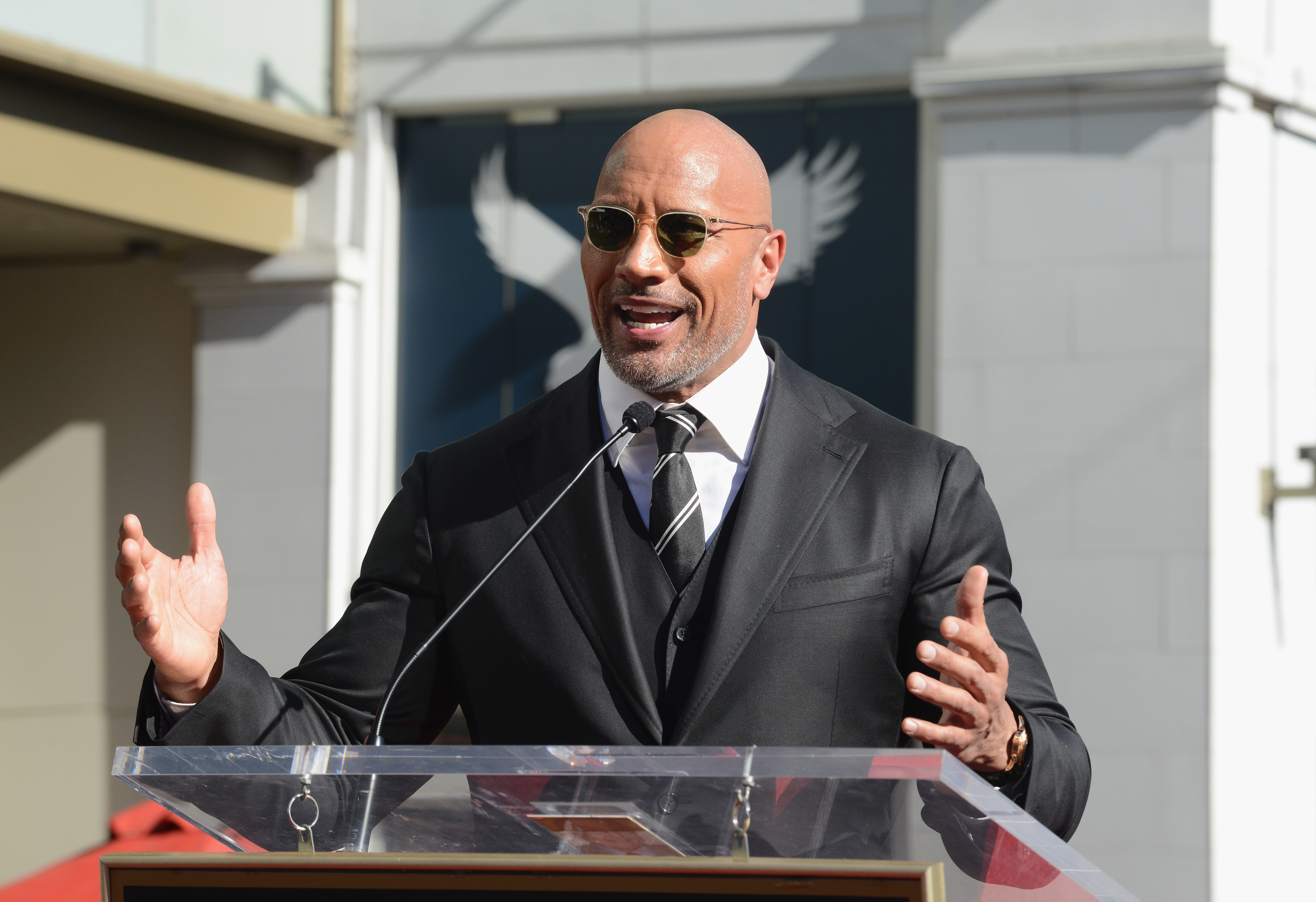 Dwayne Johnson Honored With Star On The Hollywood Walk Of Fame
