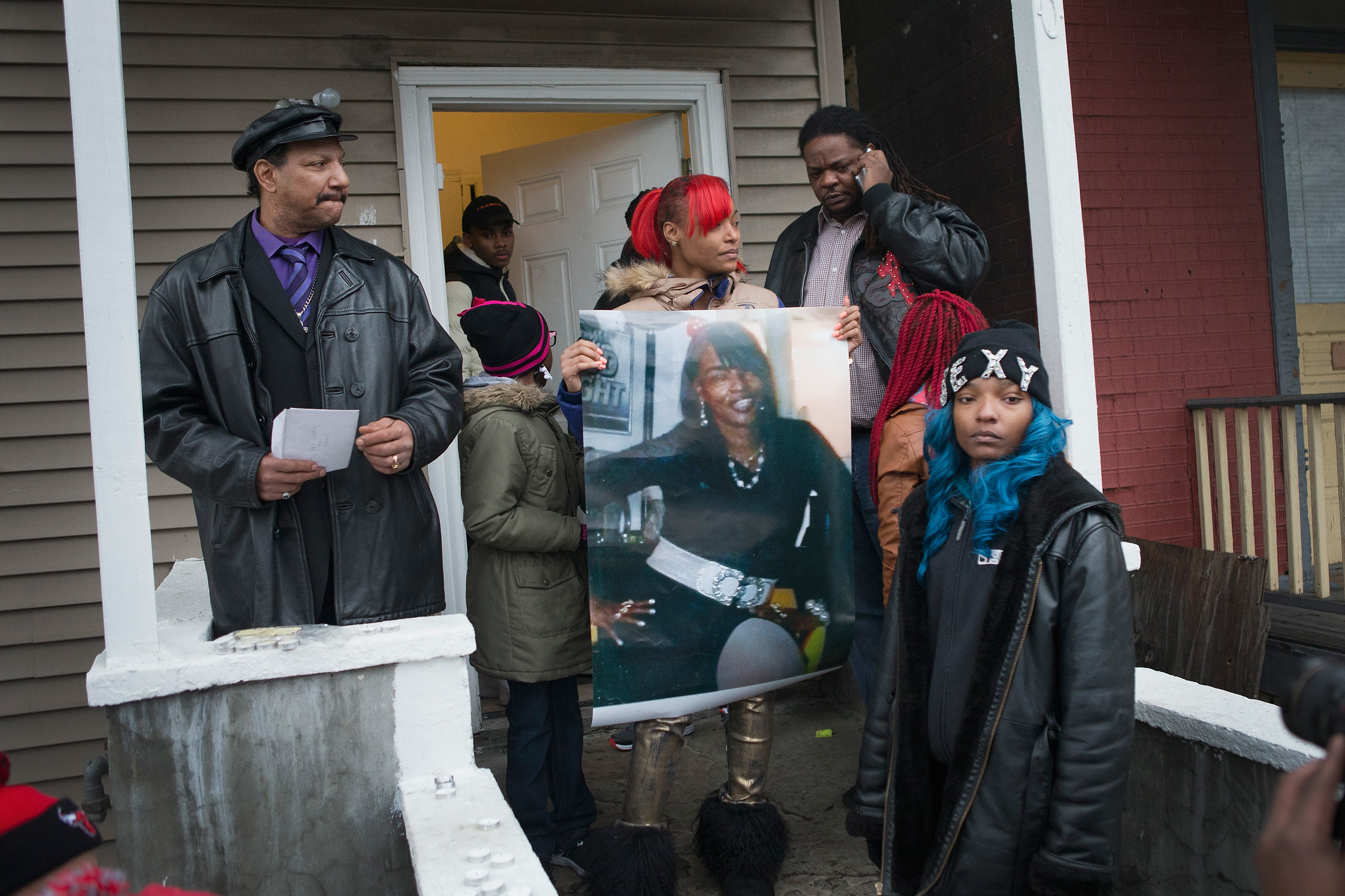 Vigil Held For Woman And Teen Boy Shot And Killed By Chicago Police