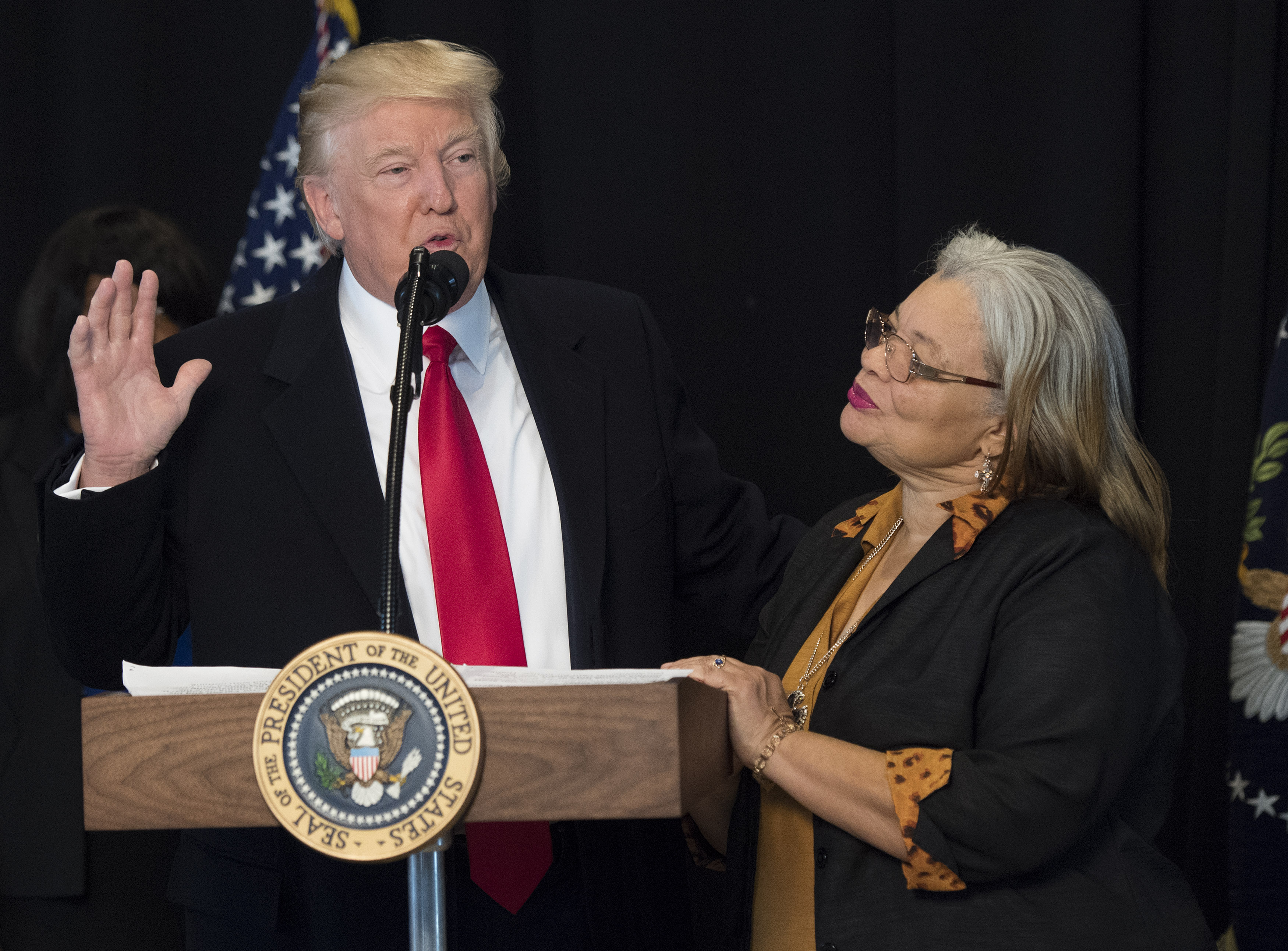 President Trump Visits African-American Museum in Washington