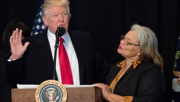 President Trump Visits African-American Museum in Washington
