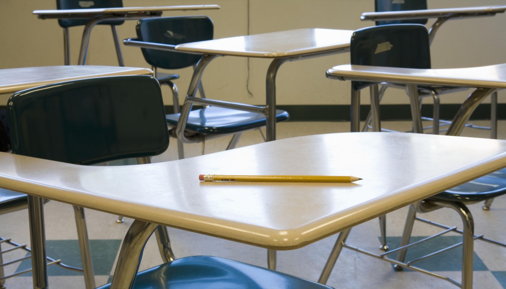 An empty classroom