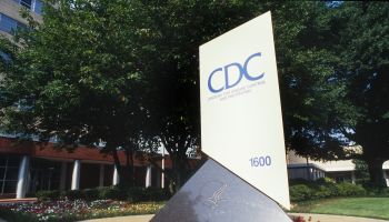 The front entrance of the Center for Disease Control and Prevention (CDC) in Atlanta, Georgia.