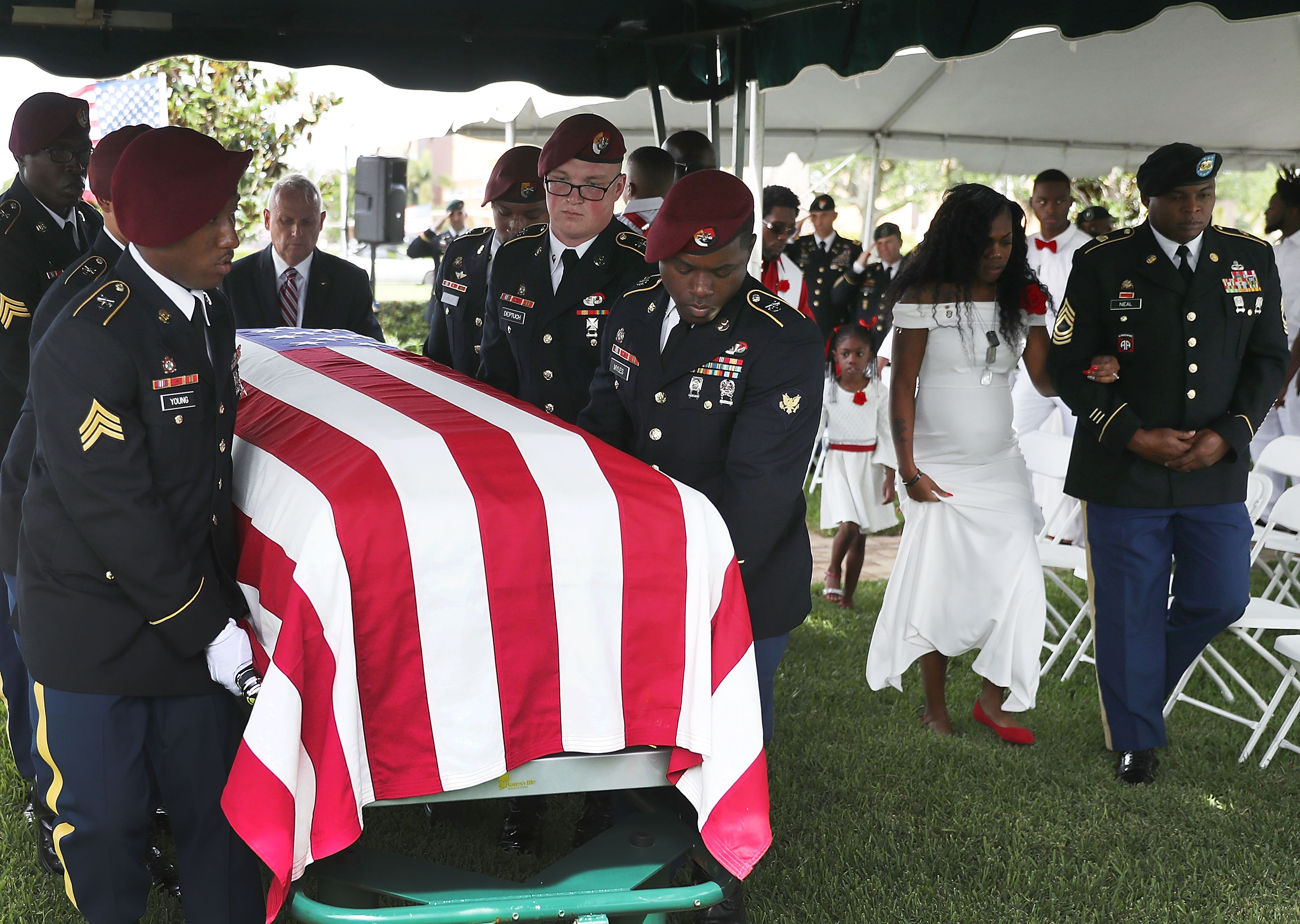 Funeral Held For Army Sergeant La David Johnson Killed In Ambush In Niger