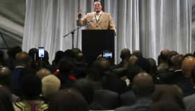 Nation Of Islam Minister Louis Farrakhan Delivers Message To President Trump