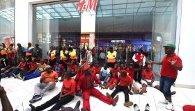 EFF protest against H&M in the Mall of Africa
