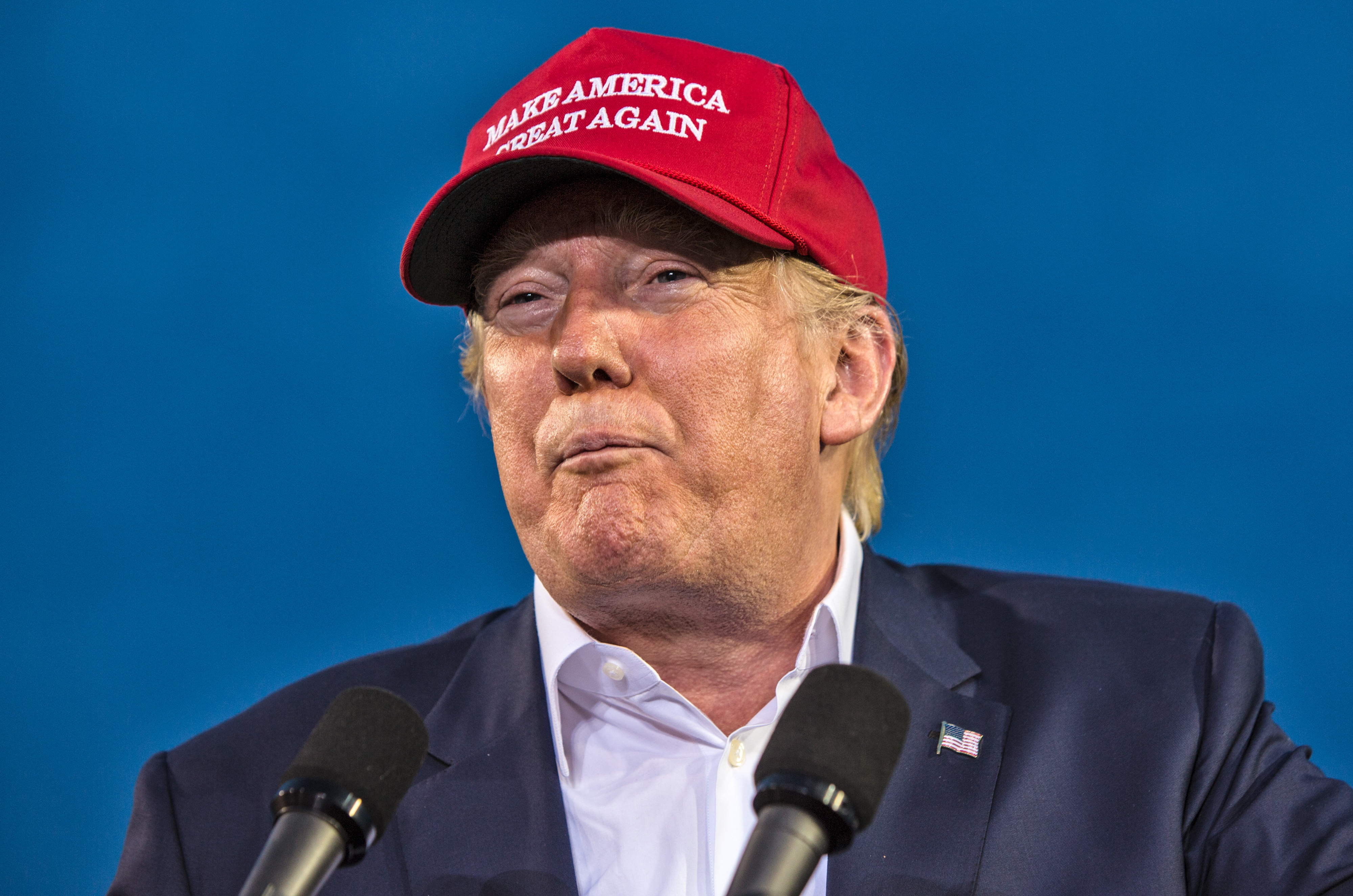 Republican Presidential Candidate Donald Trump's Rally in Mobile Alabama