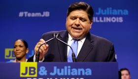 Democratic Gubernatorial Candidate For Governor J.B. Pritzker Holds Primary Night Event In Chicago