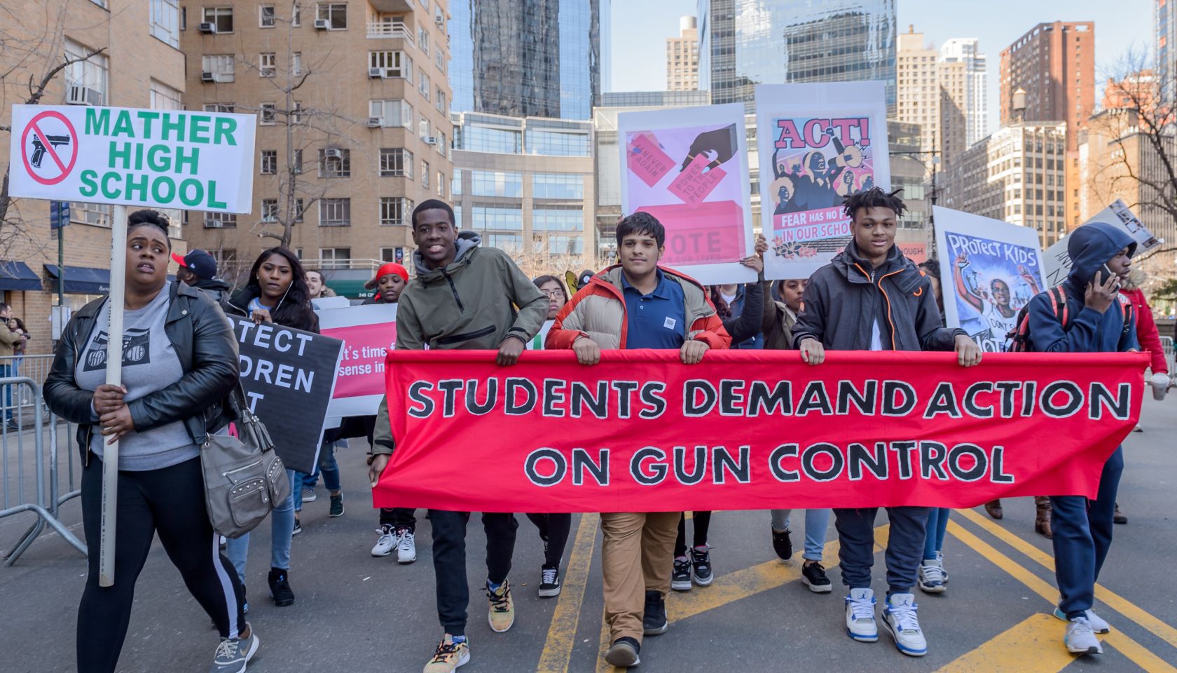 Students, families, and supporters of 'March For Our Lives'...