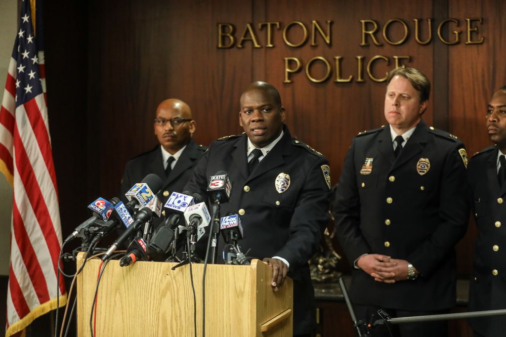 Baton Rouge Police Chief Announces Disciplinary Decision On Officers Who Shot Alton Sterling