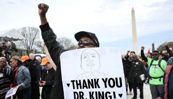 Silent Prayer Walk And Rally Marks 50th Anniversary Of Martin Luther King Jr.'s Assassination