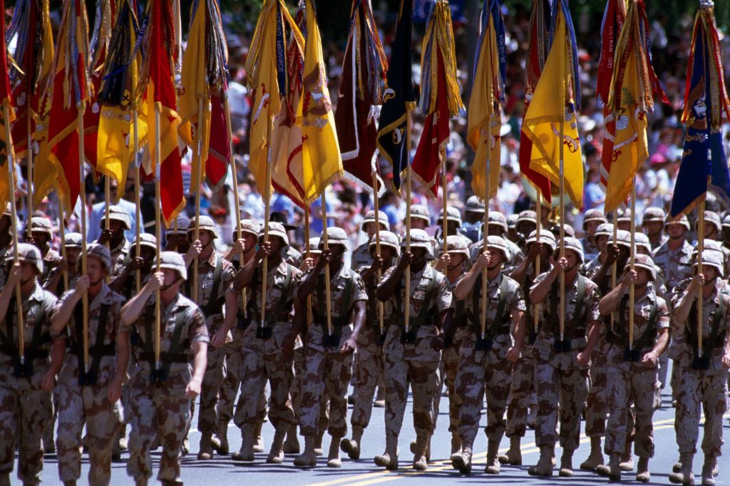Victory Parade Following First Gulf War
