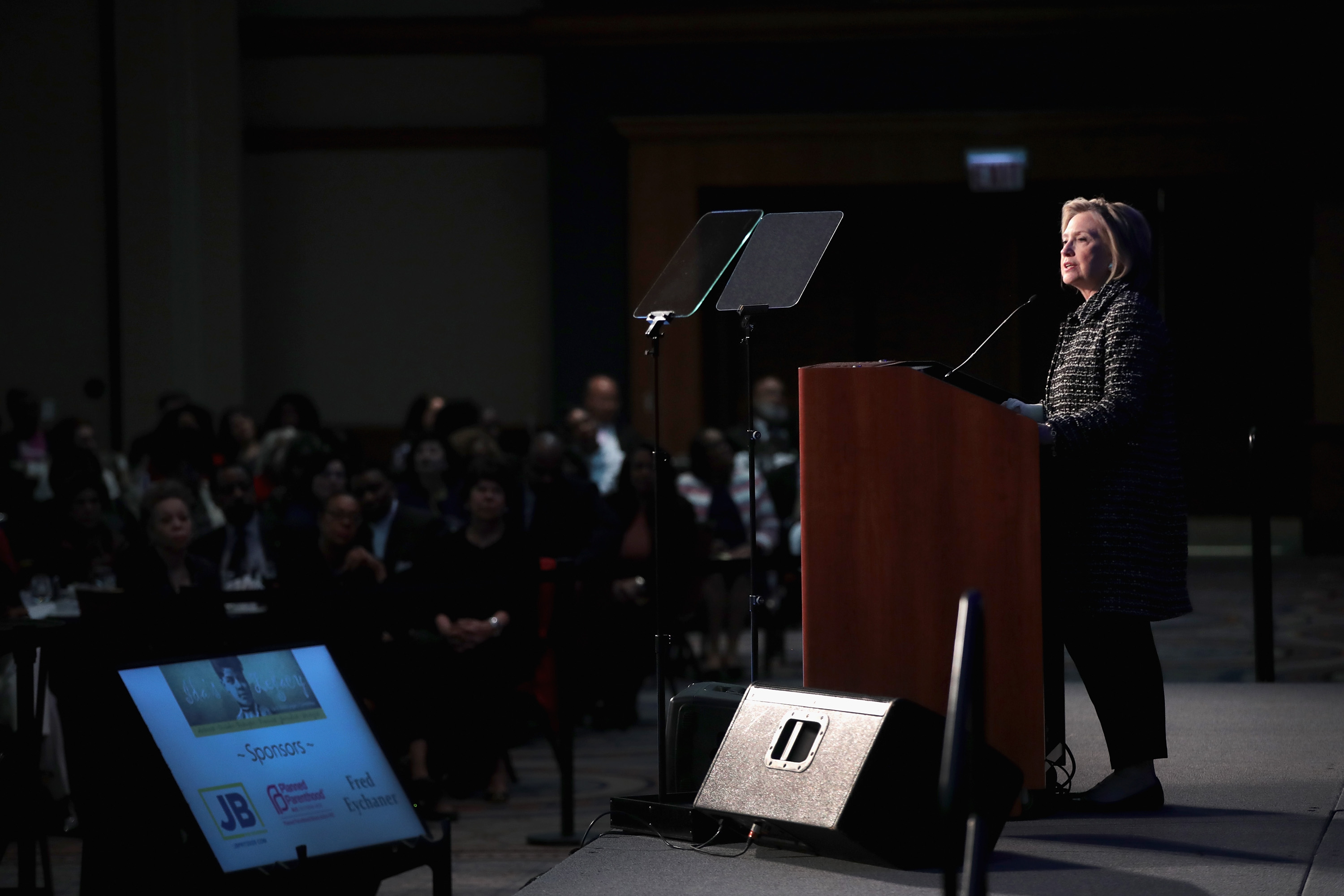 Hillary Clinton Speaks At Ida's Legacy Fundraiser Luncheon In Chicago