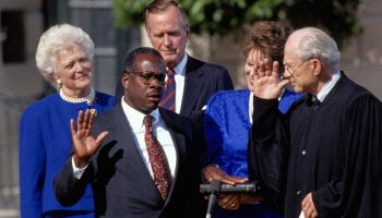 Clarence Thomas Sworn In as Associate Justice
