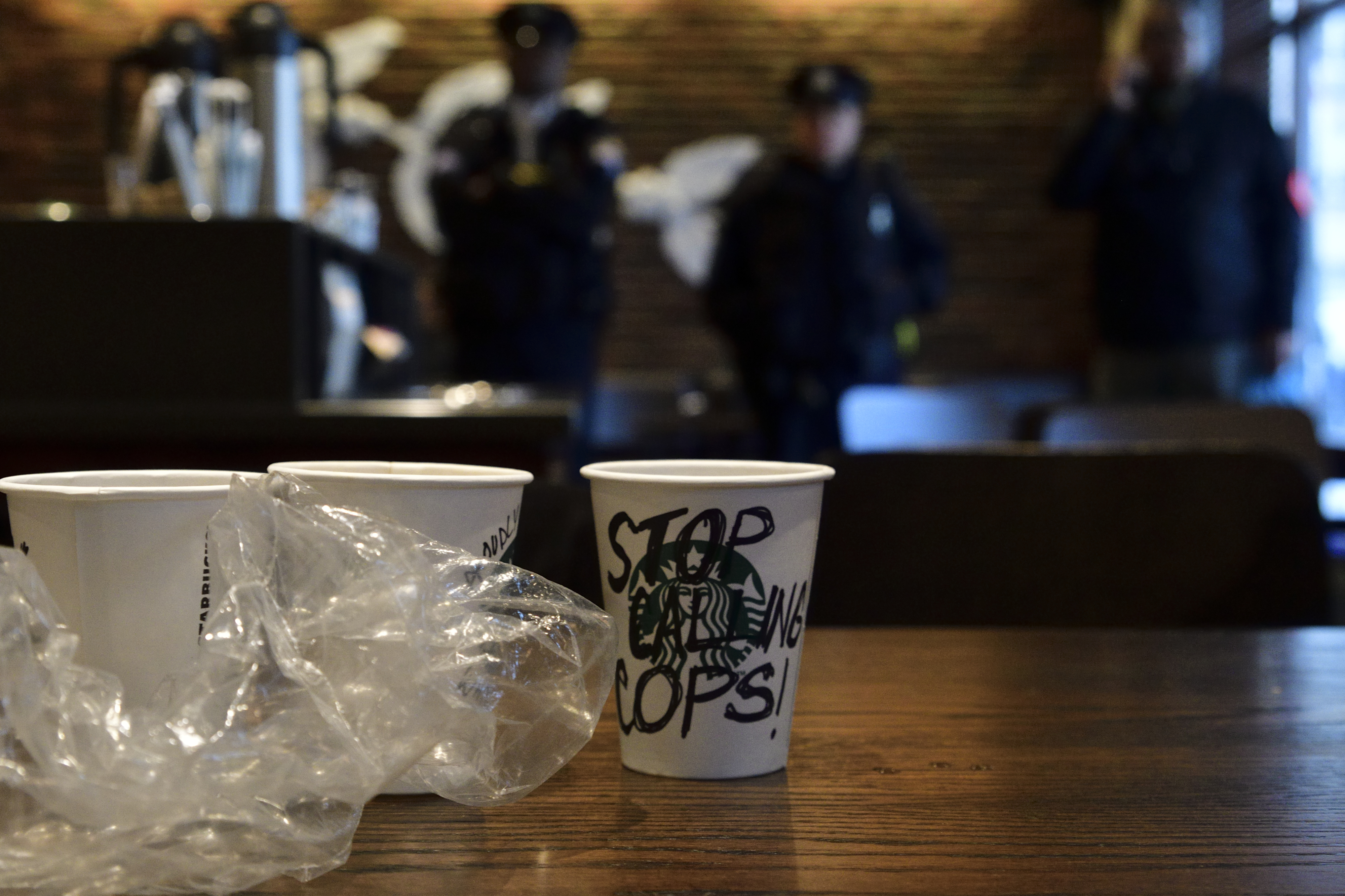 Ongoing Anti-Racism Protest at Starbucks in Philadelphia, PA