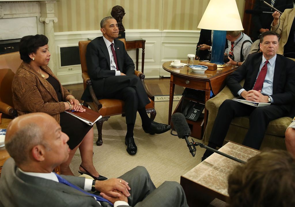 Obama in the white house