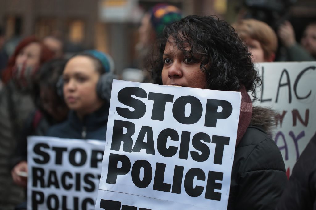 Protestors Rally In Chicago Against Police Shootings Of African American Men