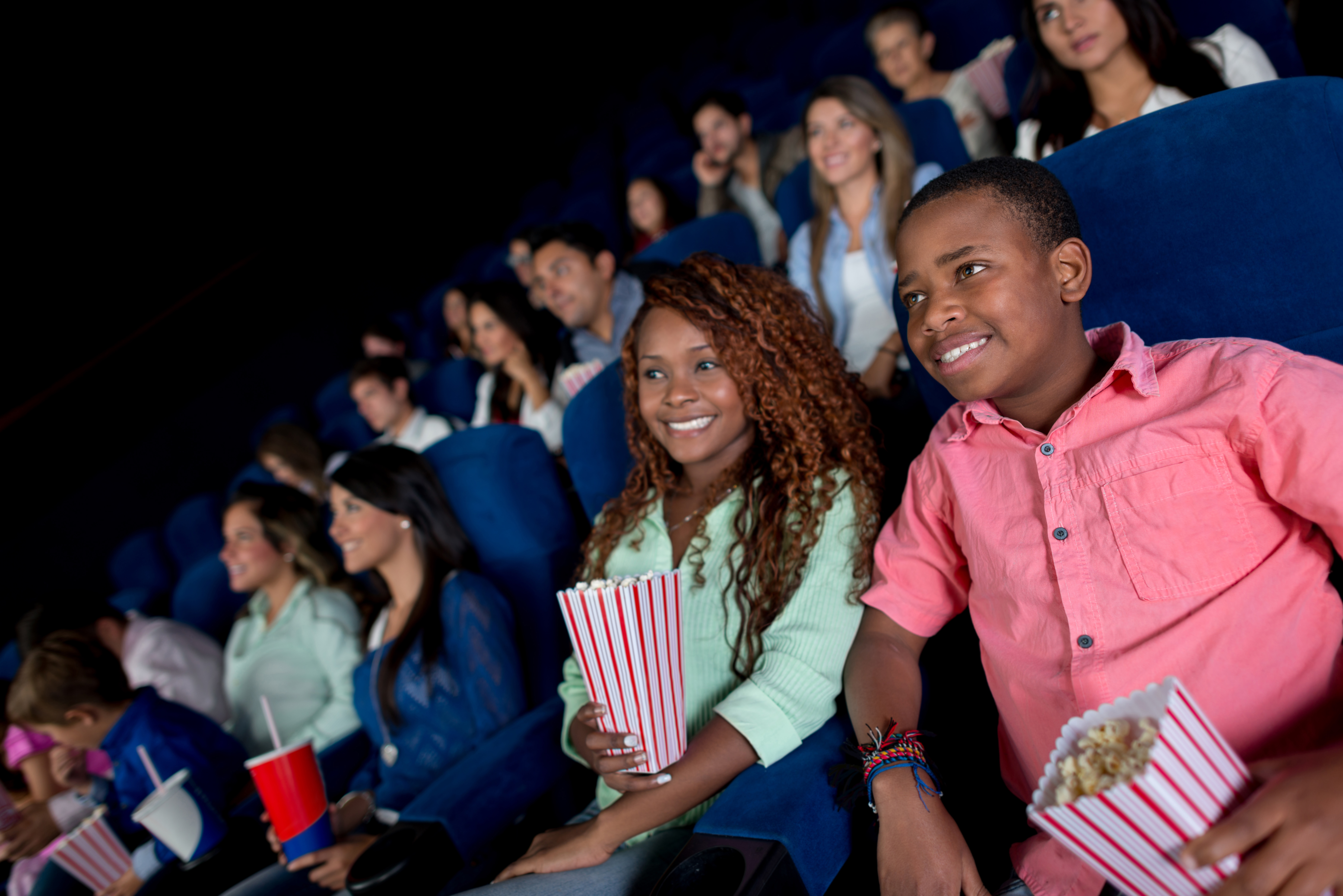 People at the movies