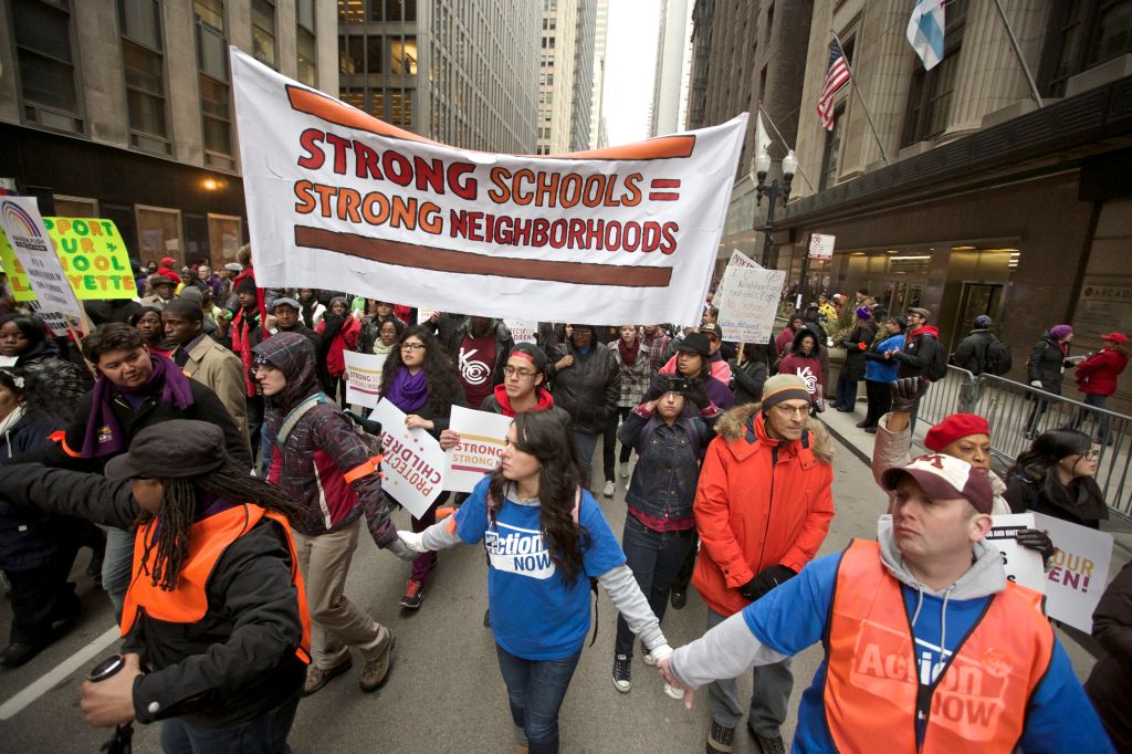 Chicago School Closings Protest