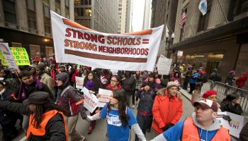 Chicago School Closings Protest