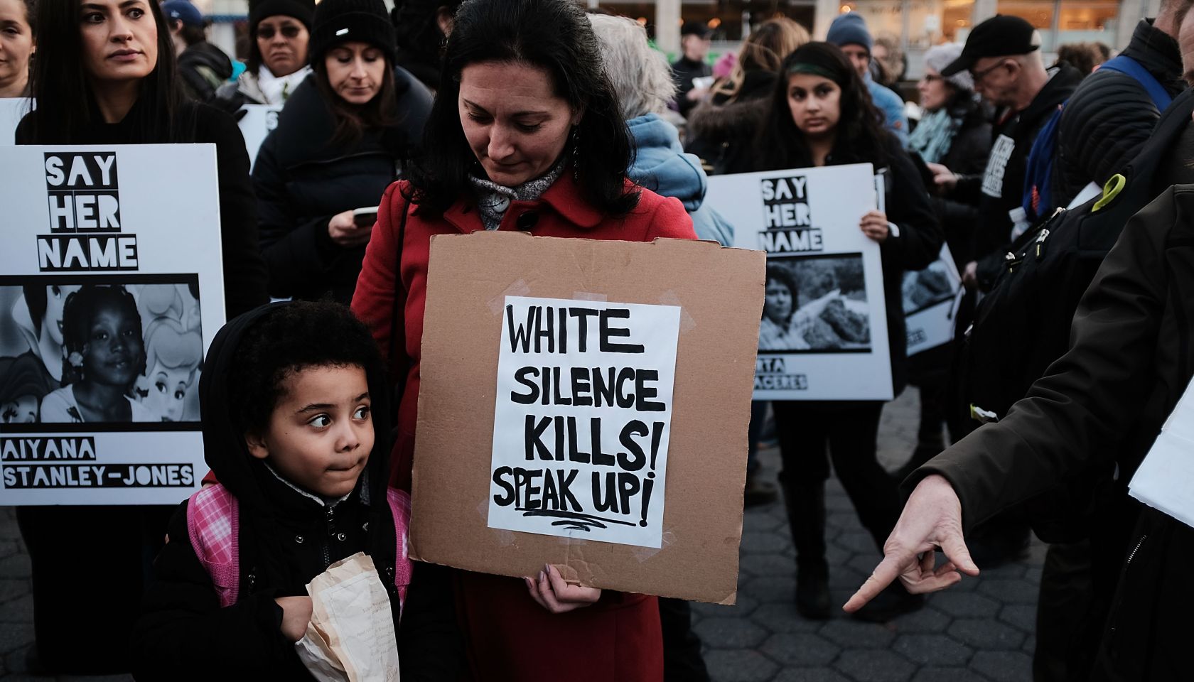 Vigil And Rally Held For Stephon Clark In NYC On 50th Anniversary Of MLK's Assassination