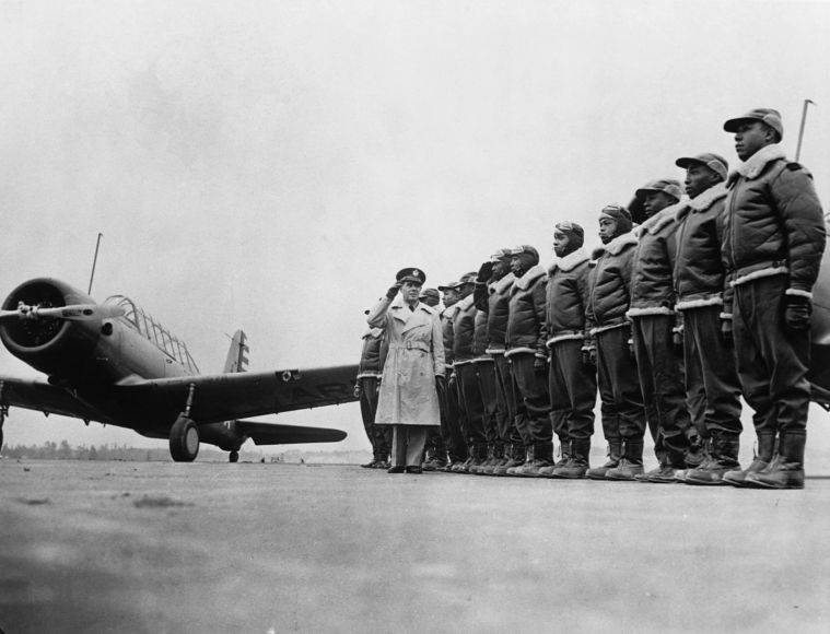 African American Cadets Receive Salute