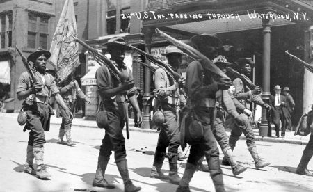 24th Us Infantry Passing Through Ny
