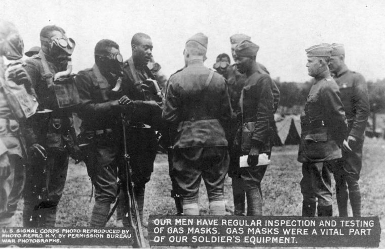 Us Soldiers Testing Gas Masks