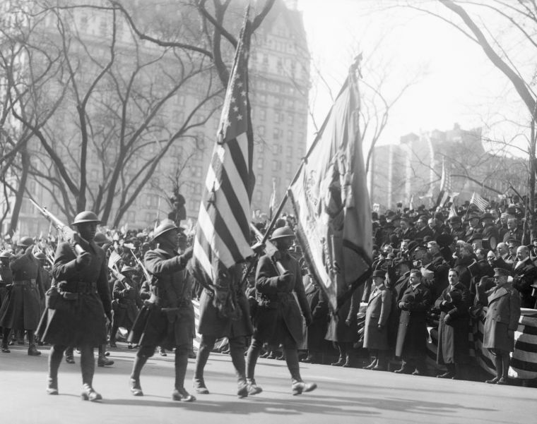 369Th Colored Infantry On Parade