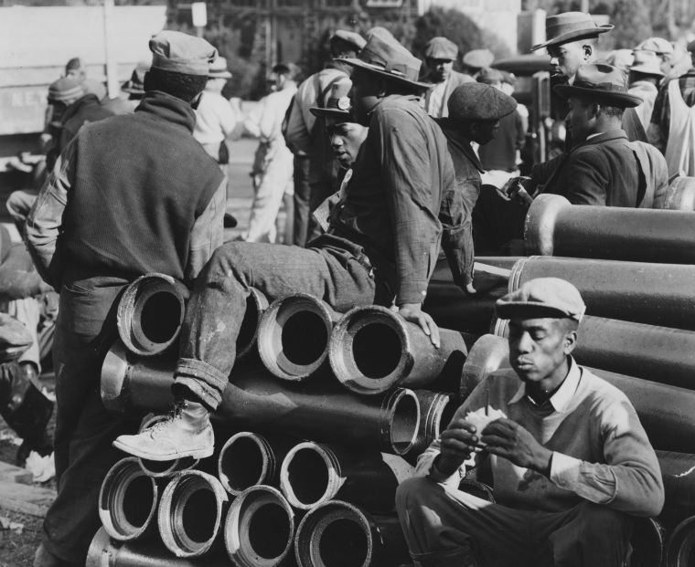 Workers On Lunch Break