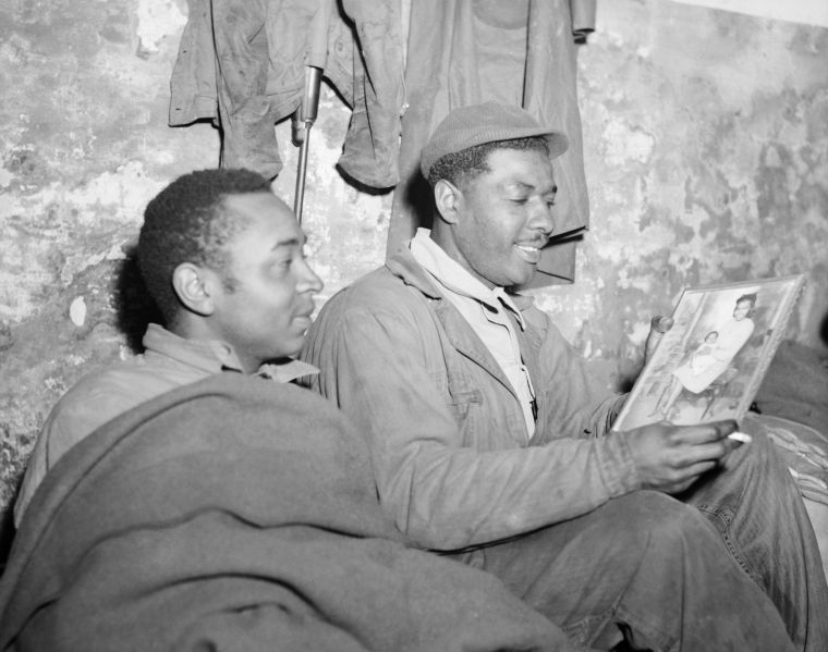 Soldiers Seated in Camp
