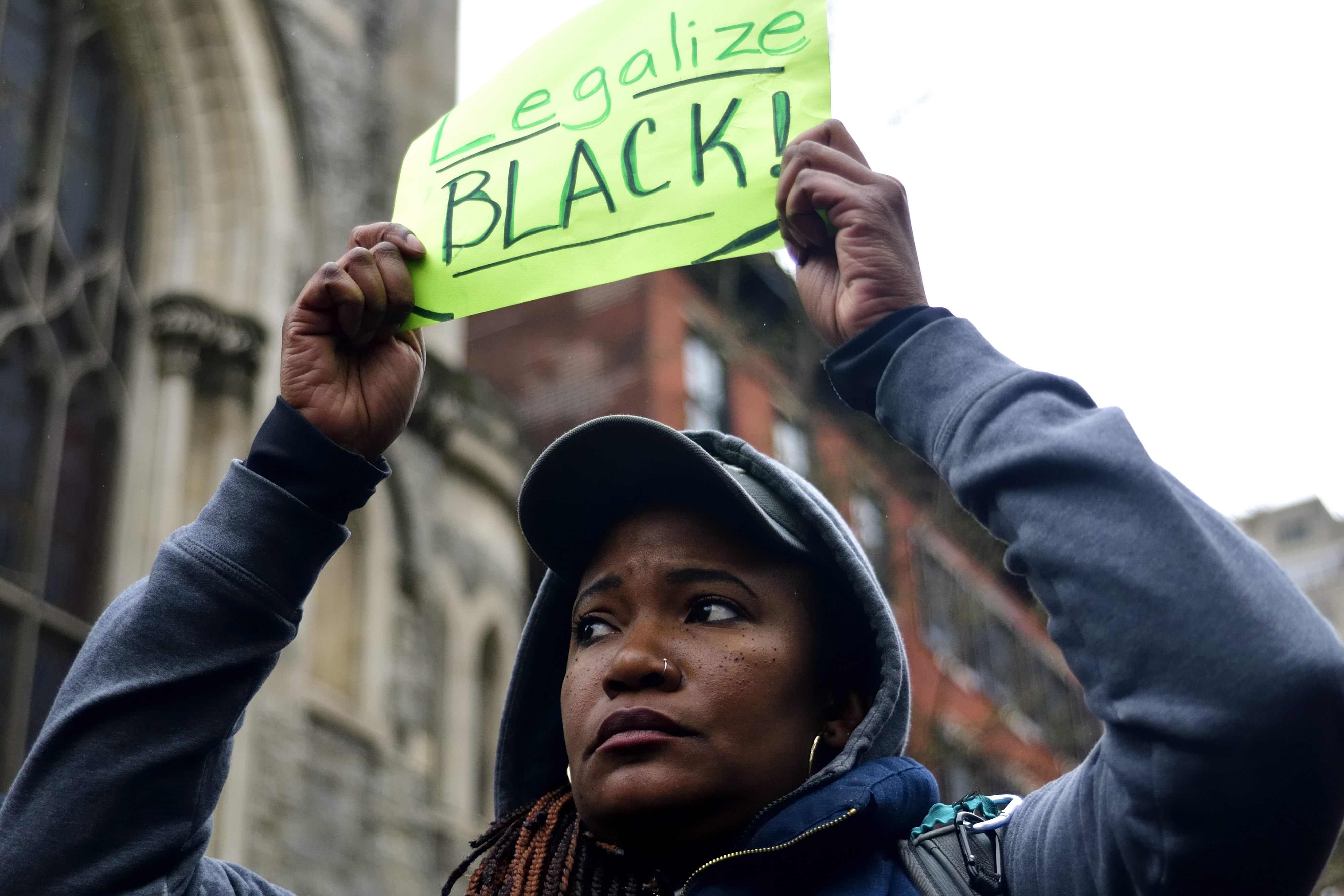 Anti-Racism Protest at Starbucks in Philadelphia, PA
