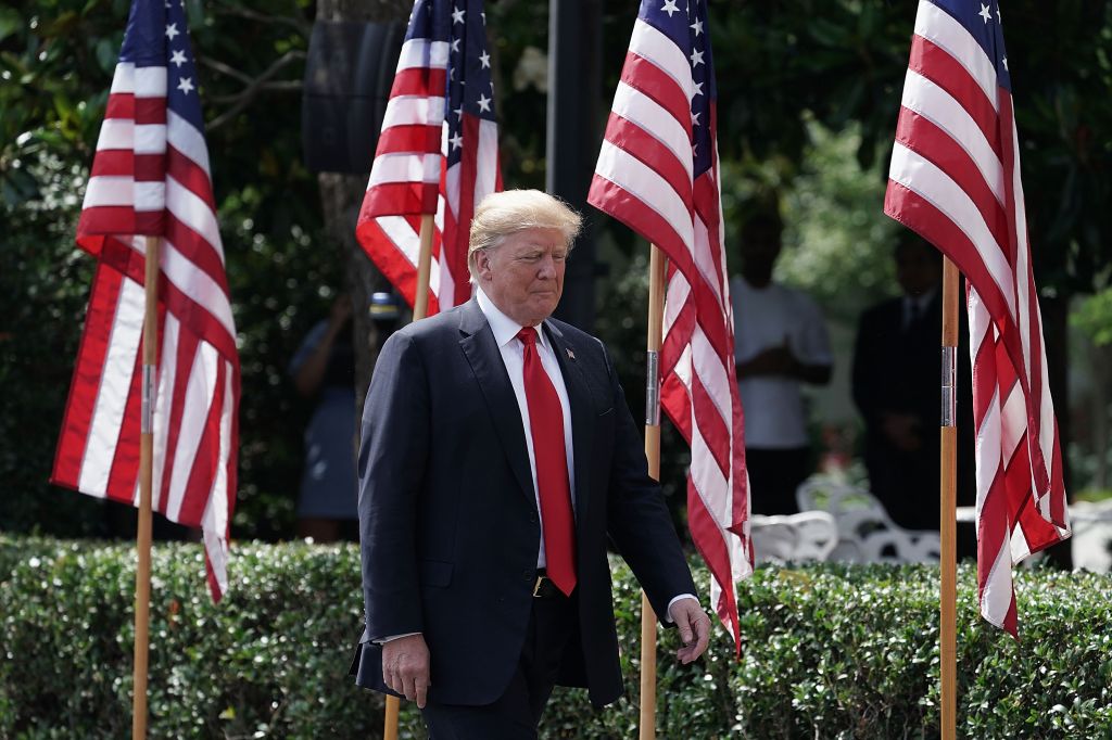 President Trump Holds 'Celebration Of America' Event On South Lawn Of White House