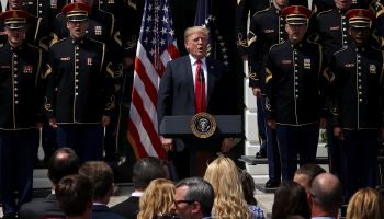 President Trump Holds 'Celebration Of America' Event On South Lawn Of White House