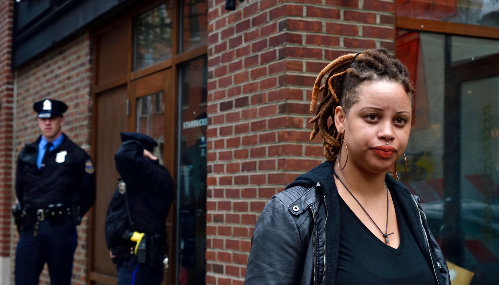 Ongoing Anti-Racism Protest at Starbucks in Philadelphia, PA