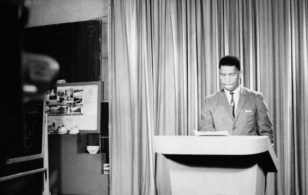Medgar Evers Addresses Nation on TV