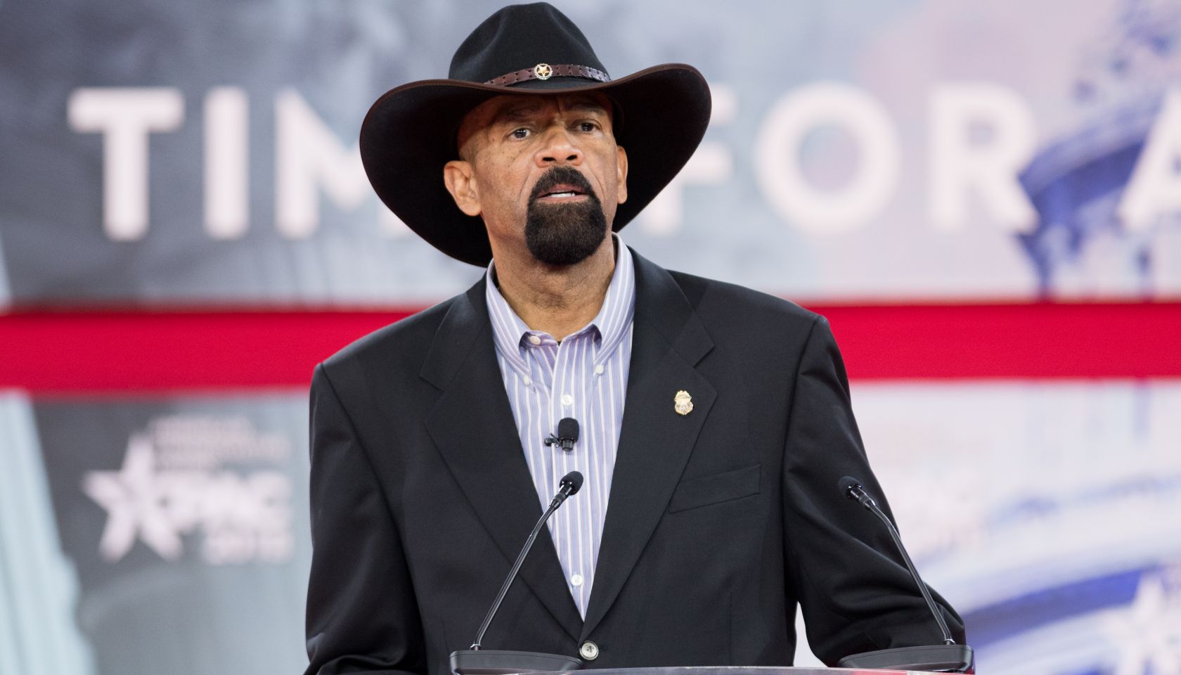 David Clarke, former Sheriff of Milwaukee County, Wisconsin...