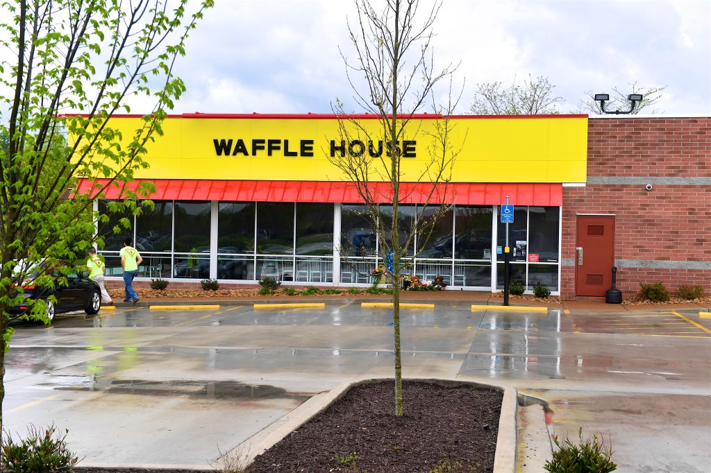 Memorial Crosses Erected At Waffle House Where Four People Were Killed By Gunman