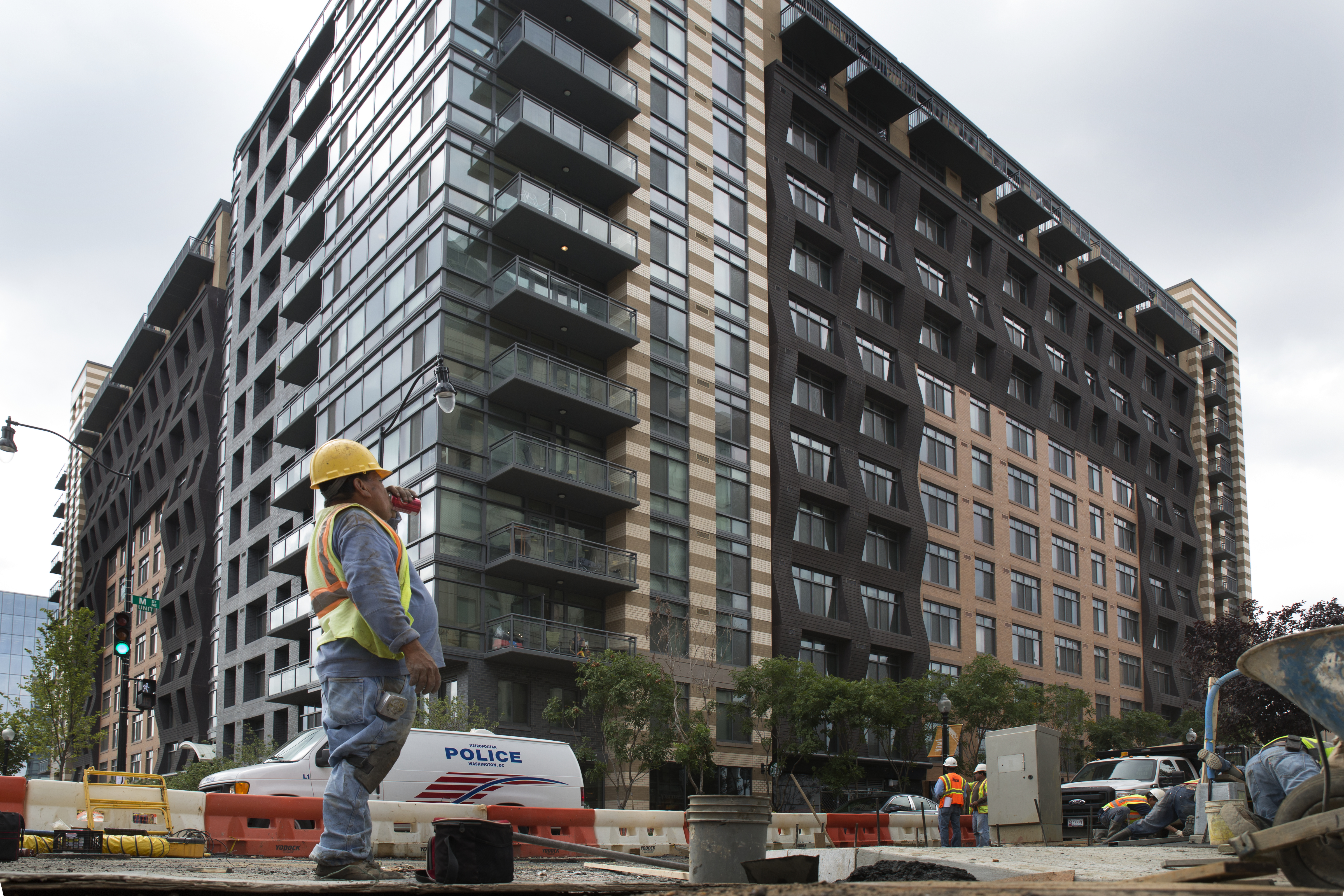 Scenes of NoMA, a fast developming new neighborhood in DC