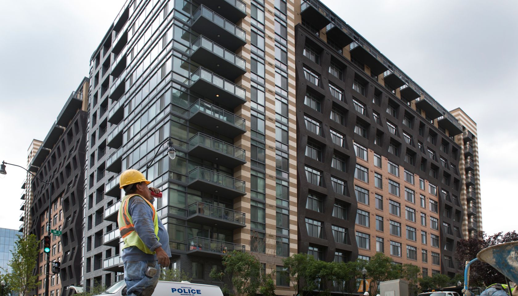 Scenes of NoMA, a fast developming new neighborhood in DC