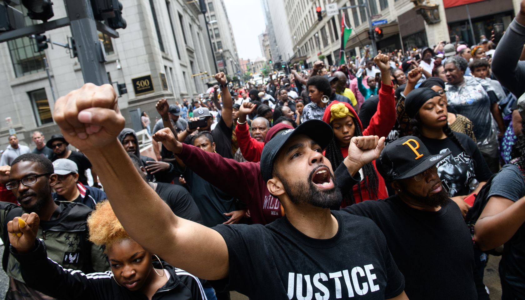 Demonstration Continue In Pittsburgh After Unarmed Black Teen Was Fatally Shot In Back By Police While Fleeing A Traffic Stop