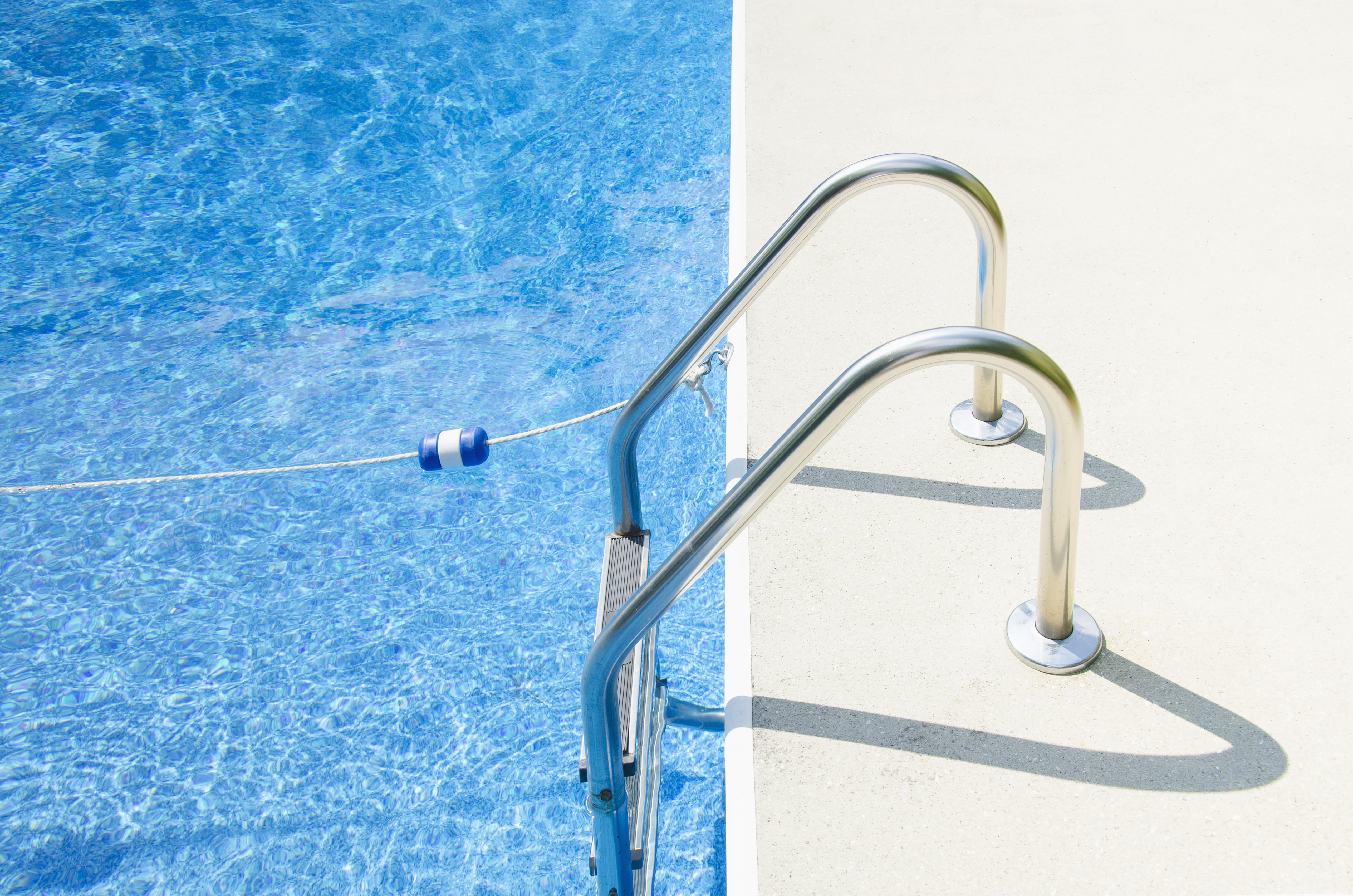 Edge of swimming pool