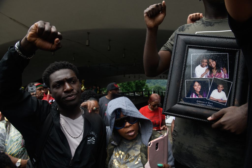 Demonstration Continue In Pittsburgh After Unarmed Black Teen Was Fatally Shot In Back By Police While Fleeing A Traffic Stop