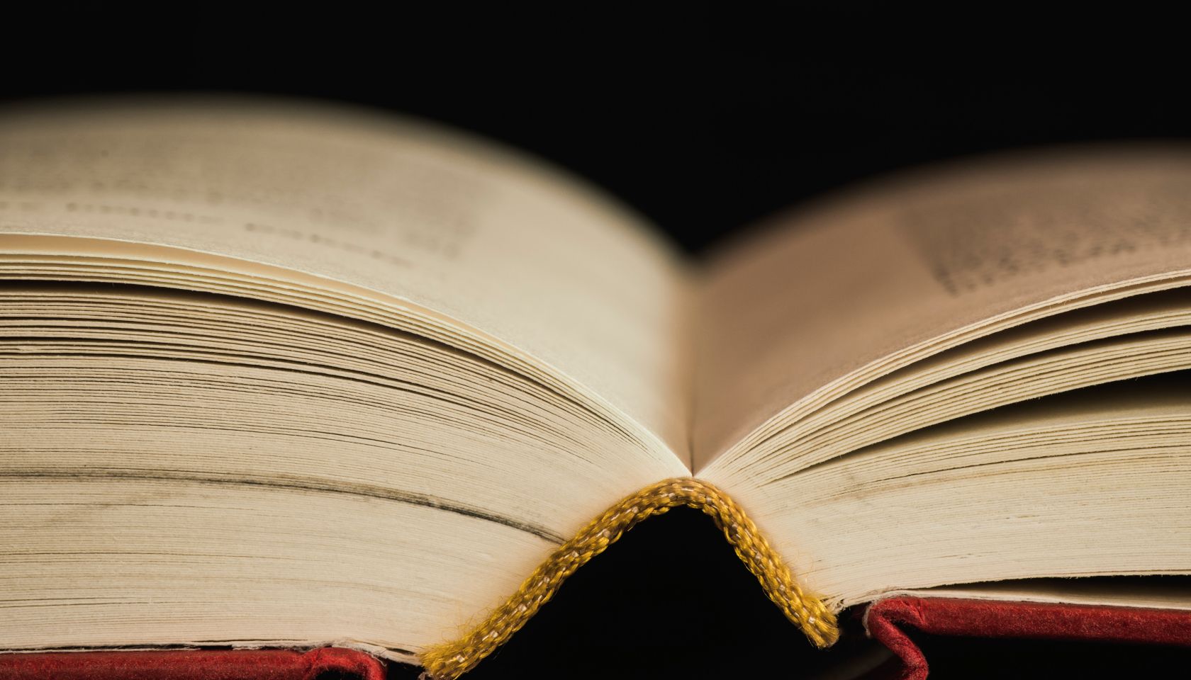 Close-up of open book