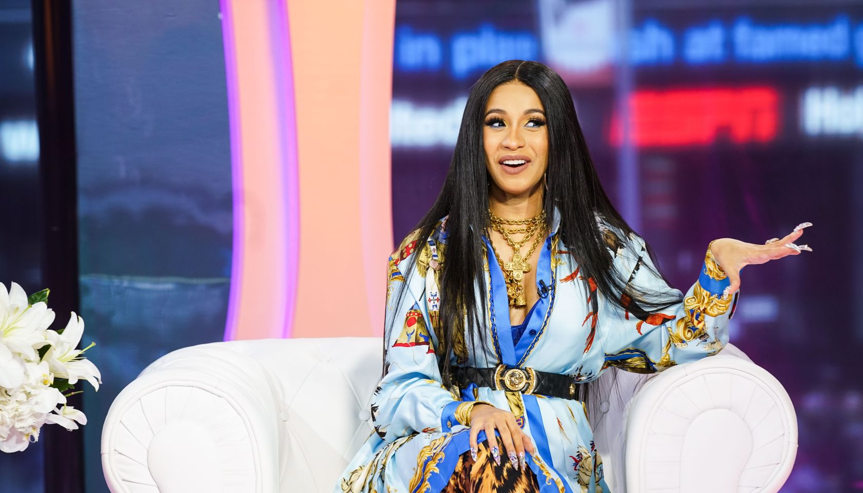 Celebrities Visit MTV TRL - April 10, 2018