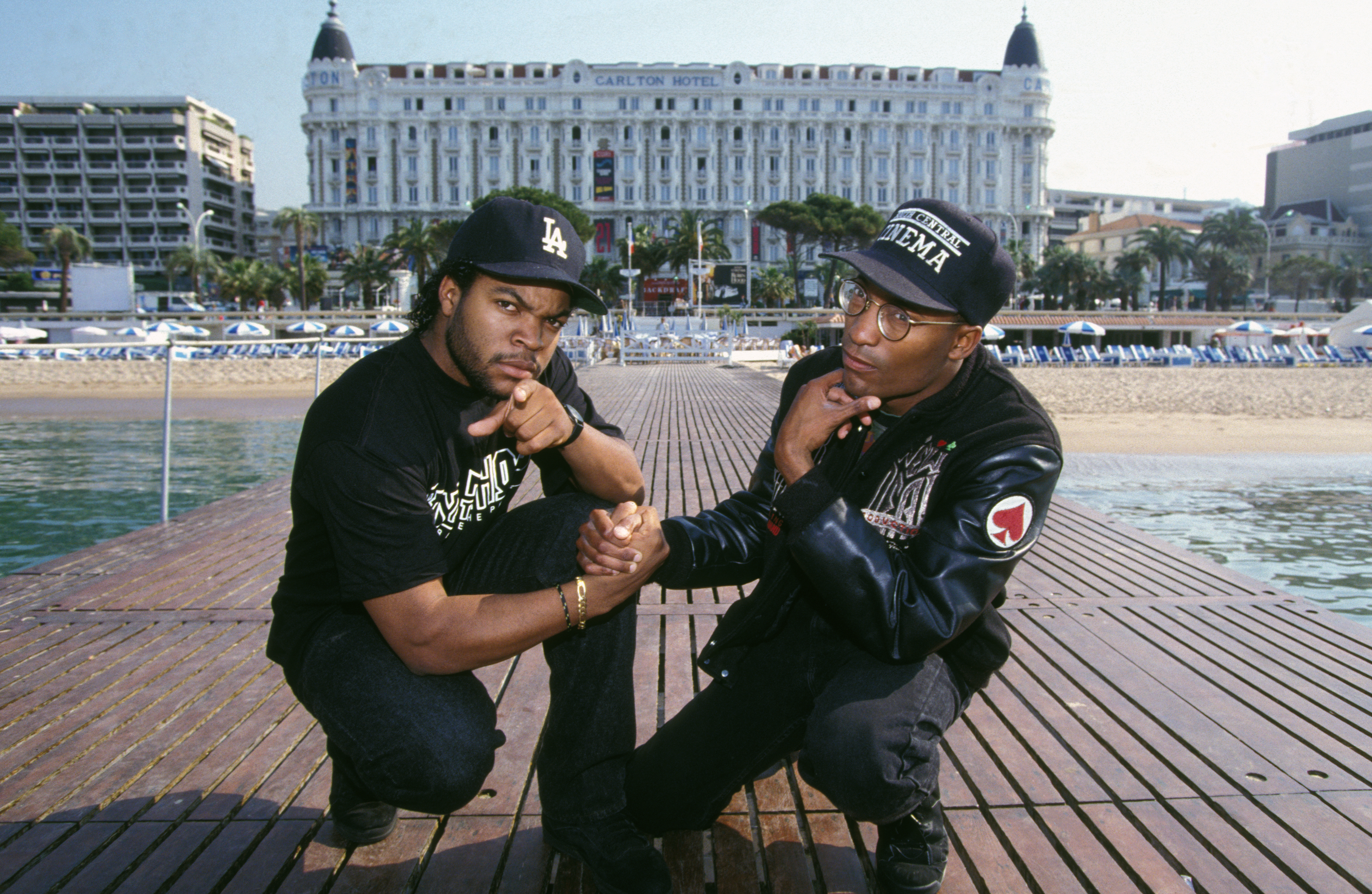 Ice Cube et John Singleton à Cannes